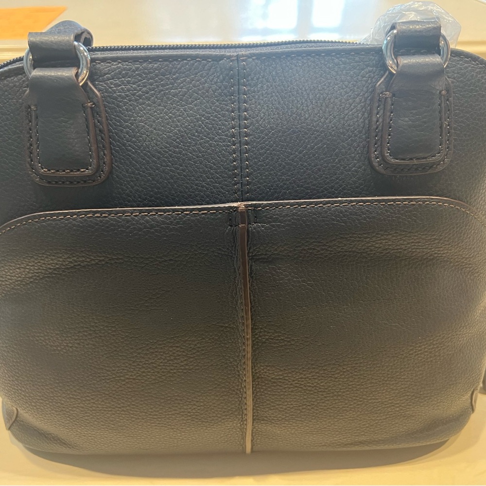 Brand new Tignanello navy satchel